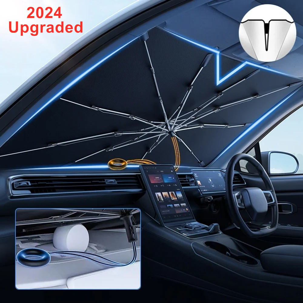 NEW Upgraded Car Windshield Su - đánh giá và giá Car Sunshade Windshield Umbrella Foldable
