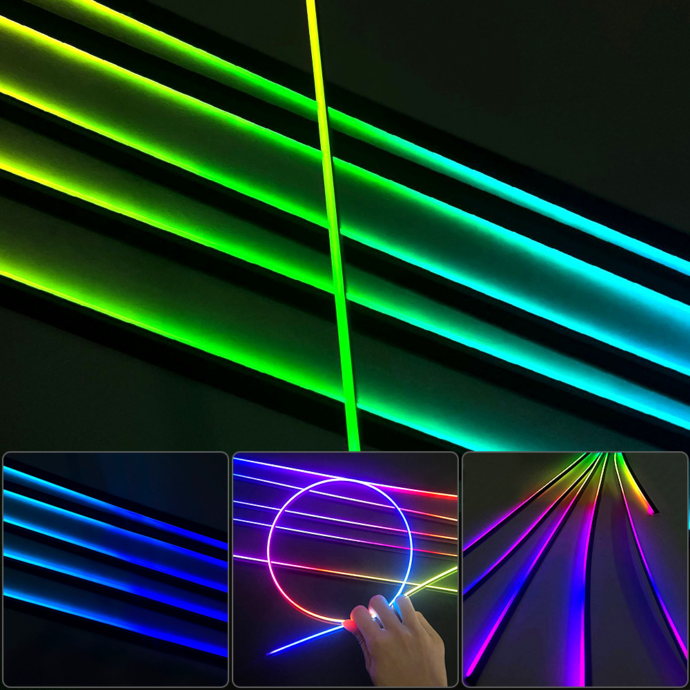 18 in 1 64 Color RGB Symphony  - đánh giá và giá Led Ambient Interior Car Lights App Control