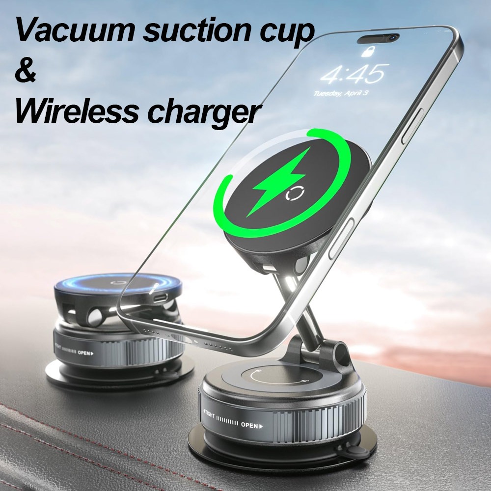 Car Magnetic Wireless Charger  - đánh giá và giá Wireless Car Charger Mount Fast Charging