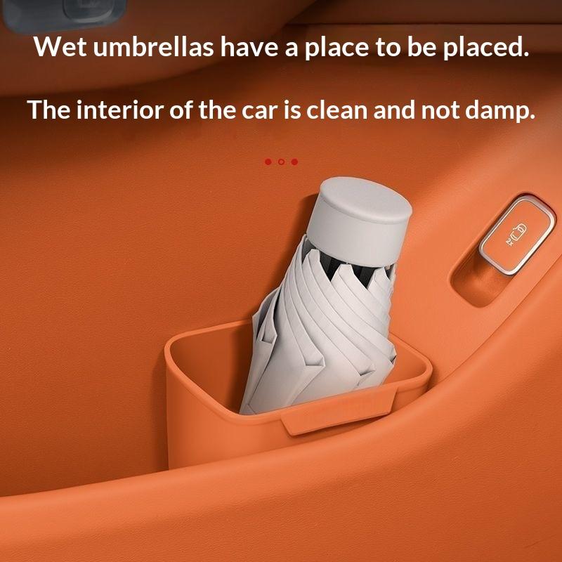 New Silicone Car Door Cup Hold - đánh giá và giá Waterproof Car Trash Can With Lid