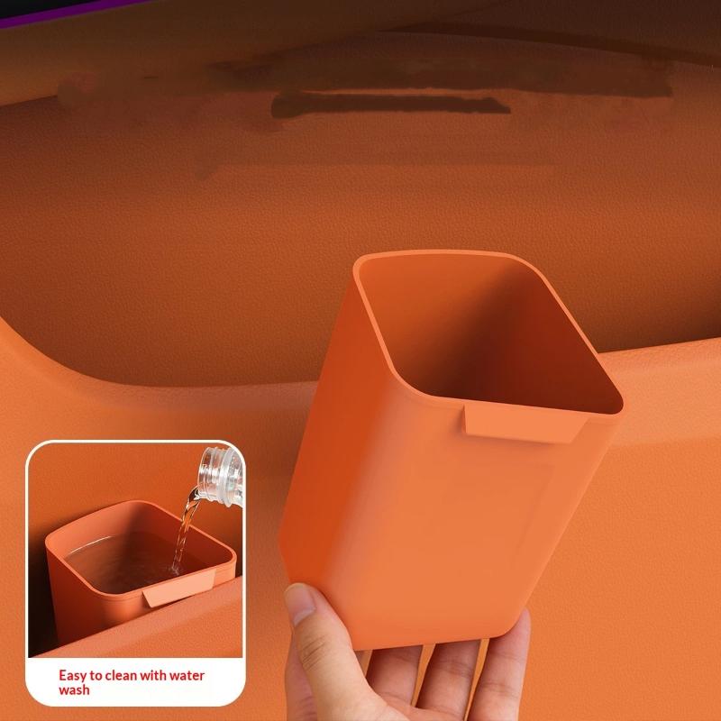 New Silicone Car Door Cup Hold - đánh giá và giá Waterproof Car Trash Can With Lid
