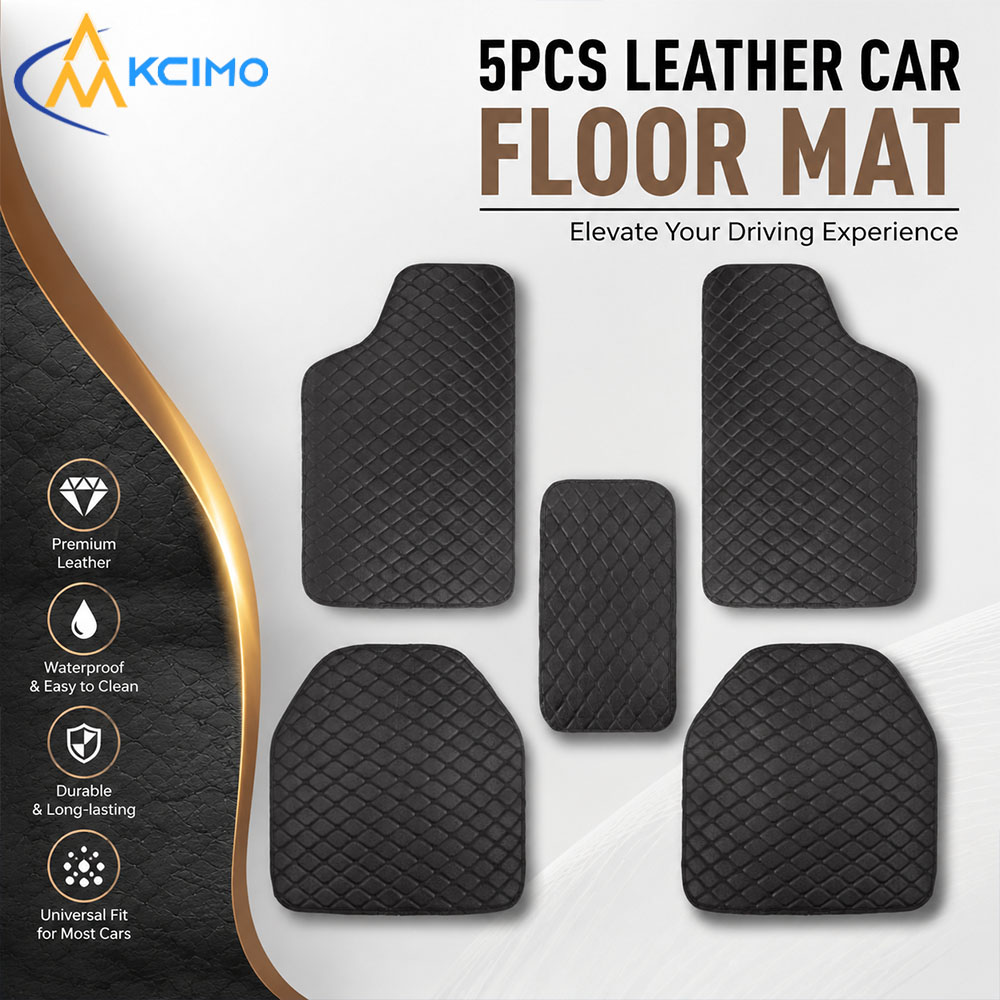 Universal 5Pcs Leather Car Flo - đánh giá và giá Car Floor Mats Universal Waterproof Leather