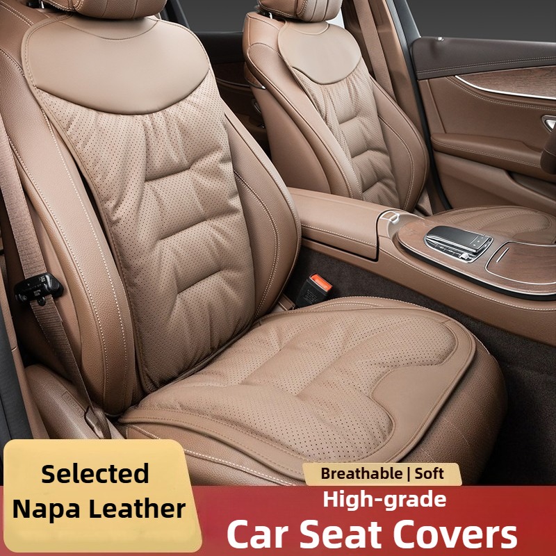 Soft Nappa Leather Car Seat Co - đánh giá và giá Leather Car Seat Covers Full Set Universal