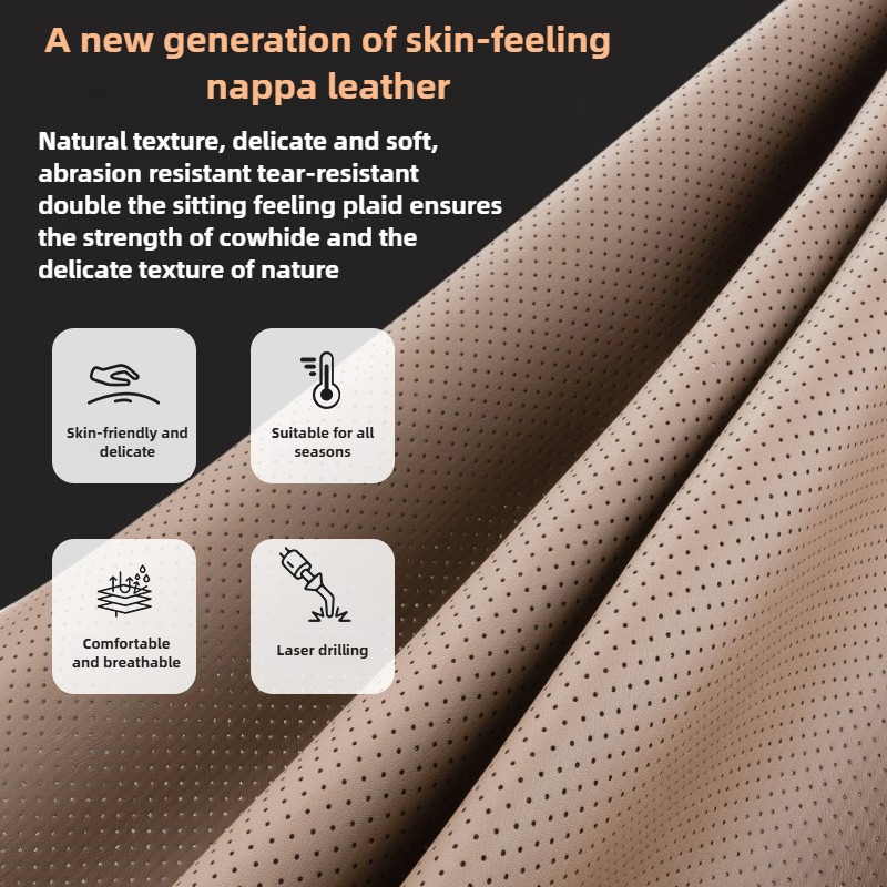 Soft Nappa Leather Car Seat Co - đánh giá và giá Leather Car Seat Covers Full Set Universal