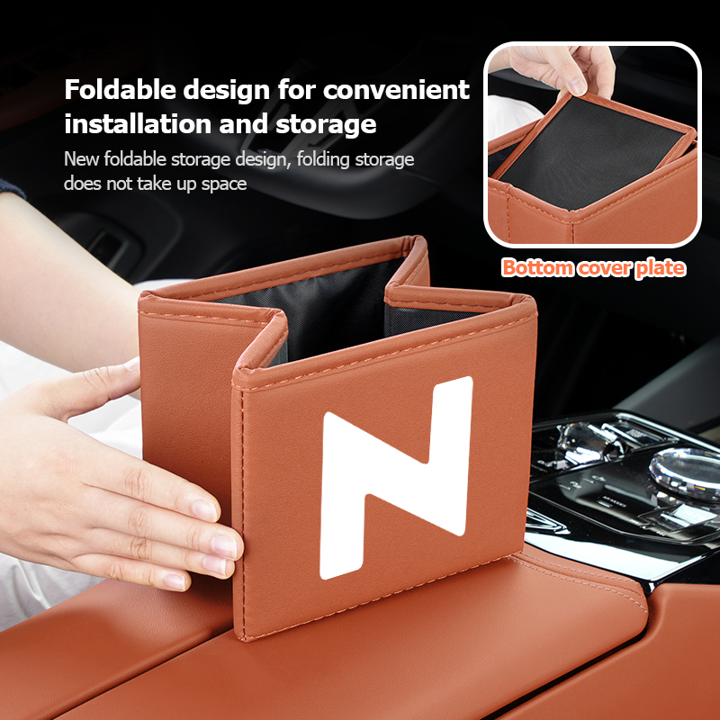 Car Trash Can Foldable Garbage - đánh giá và giá Waterproof Car Trash Can With Lid