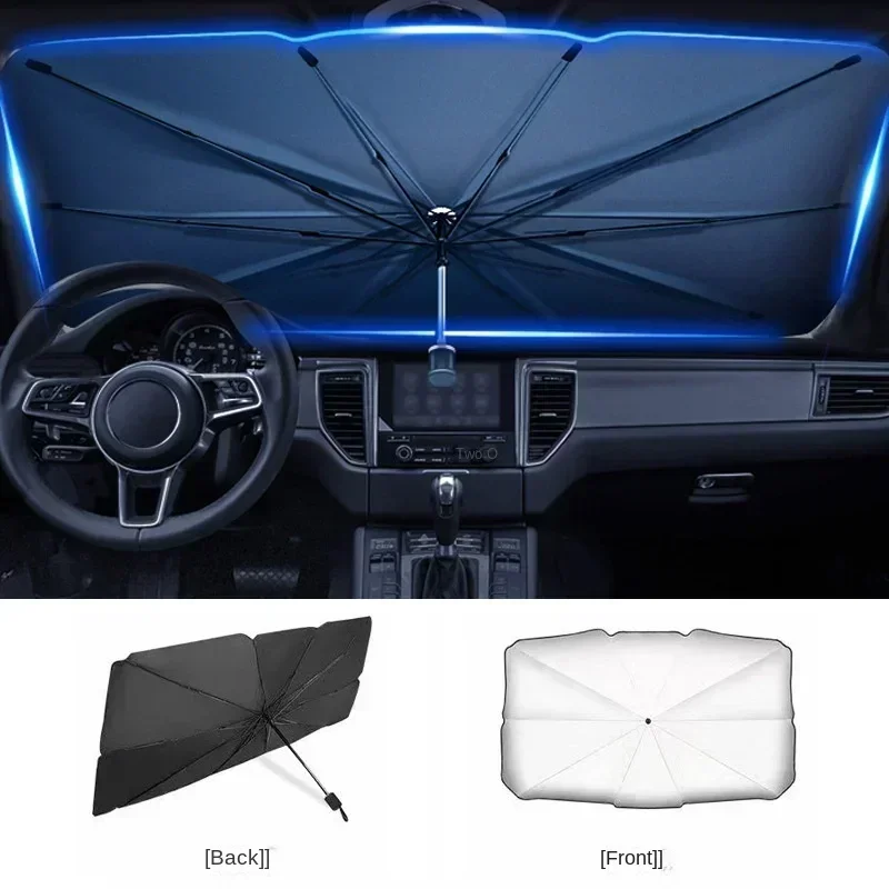 Foldable Car Windshield Sunsha - đánh giá và giá Car Sunshade Windshield Umbrella Foldable