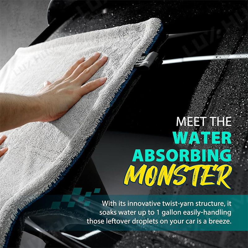 1400GSM Thick Car Drying Towel - đánh giá và giá Microfiber Car Drying Towel Super Absorbent