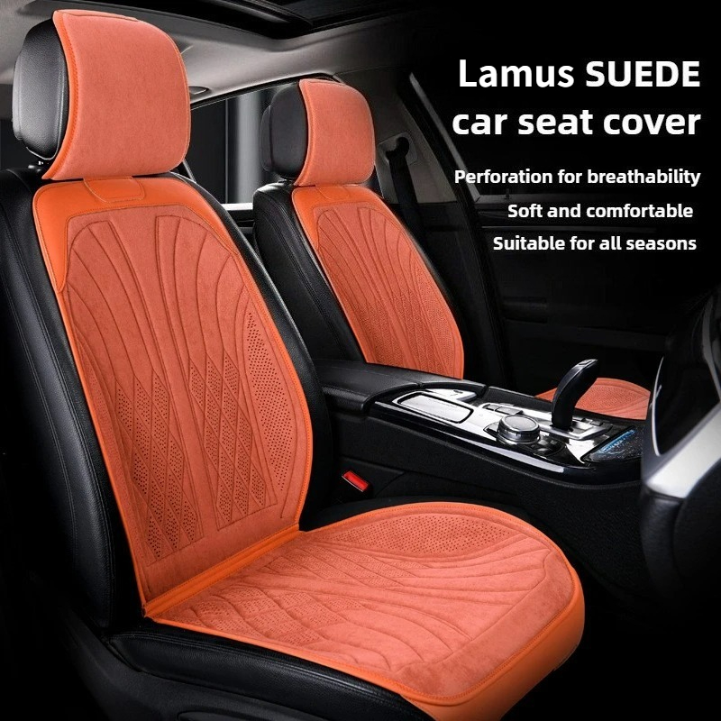 Luxury Suede Leather Car Seat  - đánh giá và giá Leather Car Seat Covers Full Set Universal