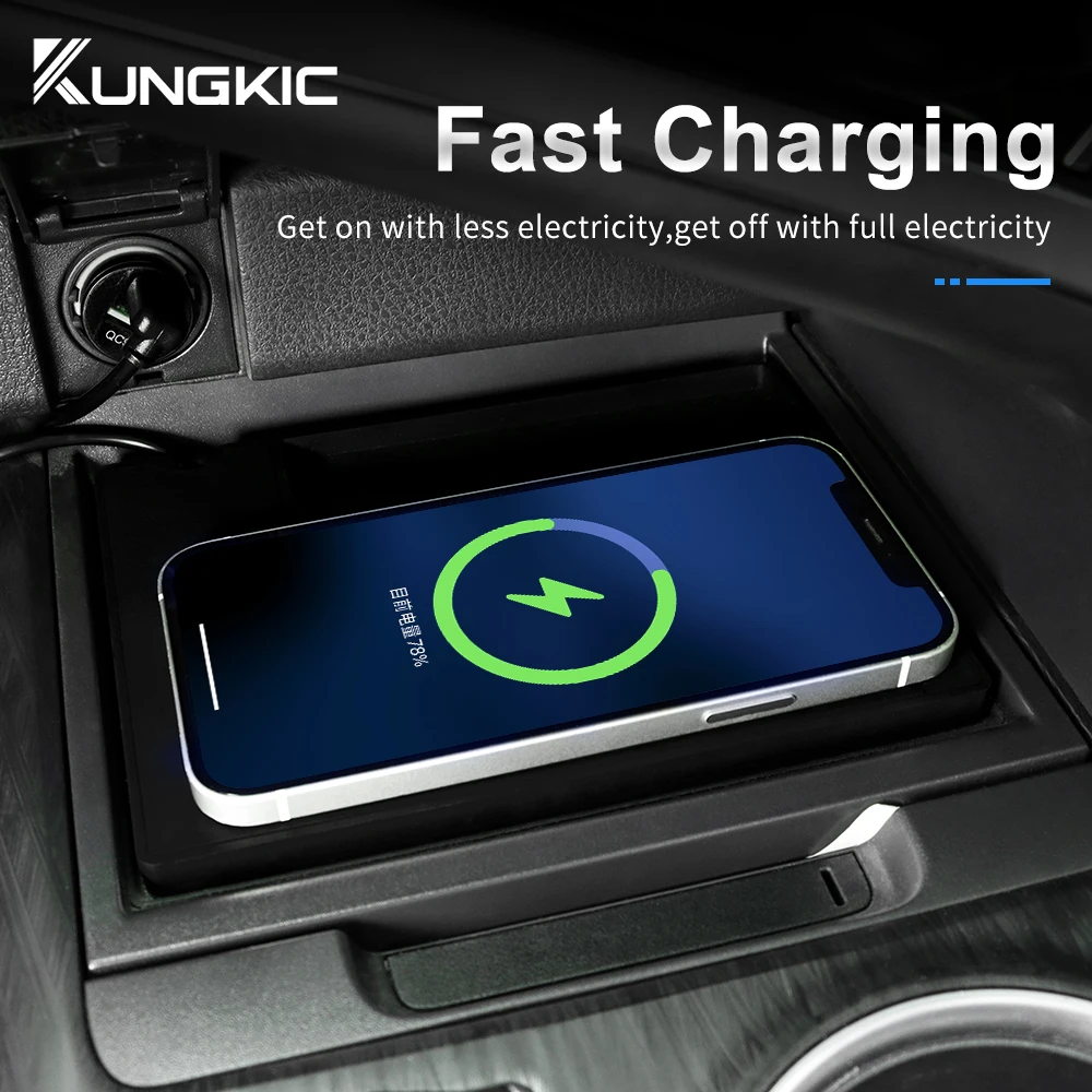 For Toyota Camry 70 XV70 2018  - đánh giá và giá Wireless Car Charger Mount Fast Charging