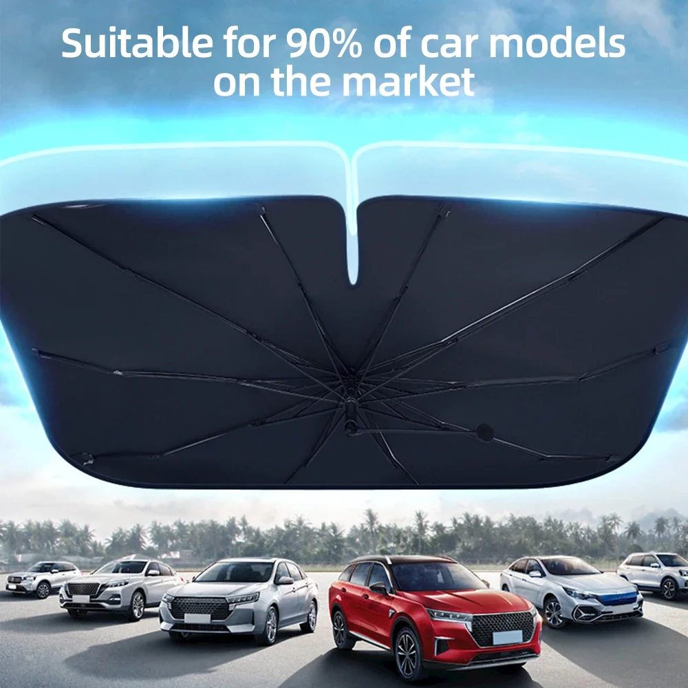 Car Sunshade Umbrella Front Wi - đánh giá và giá Car Sunshade Windshield Umbrella Foldable