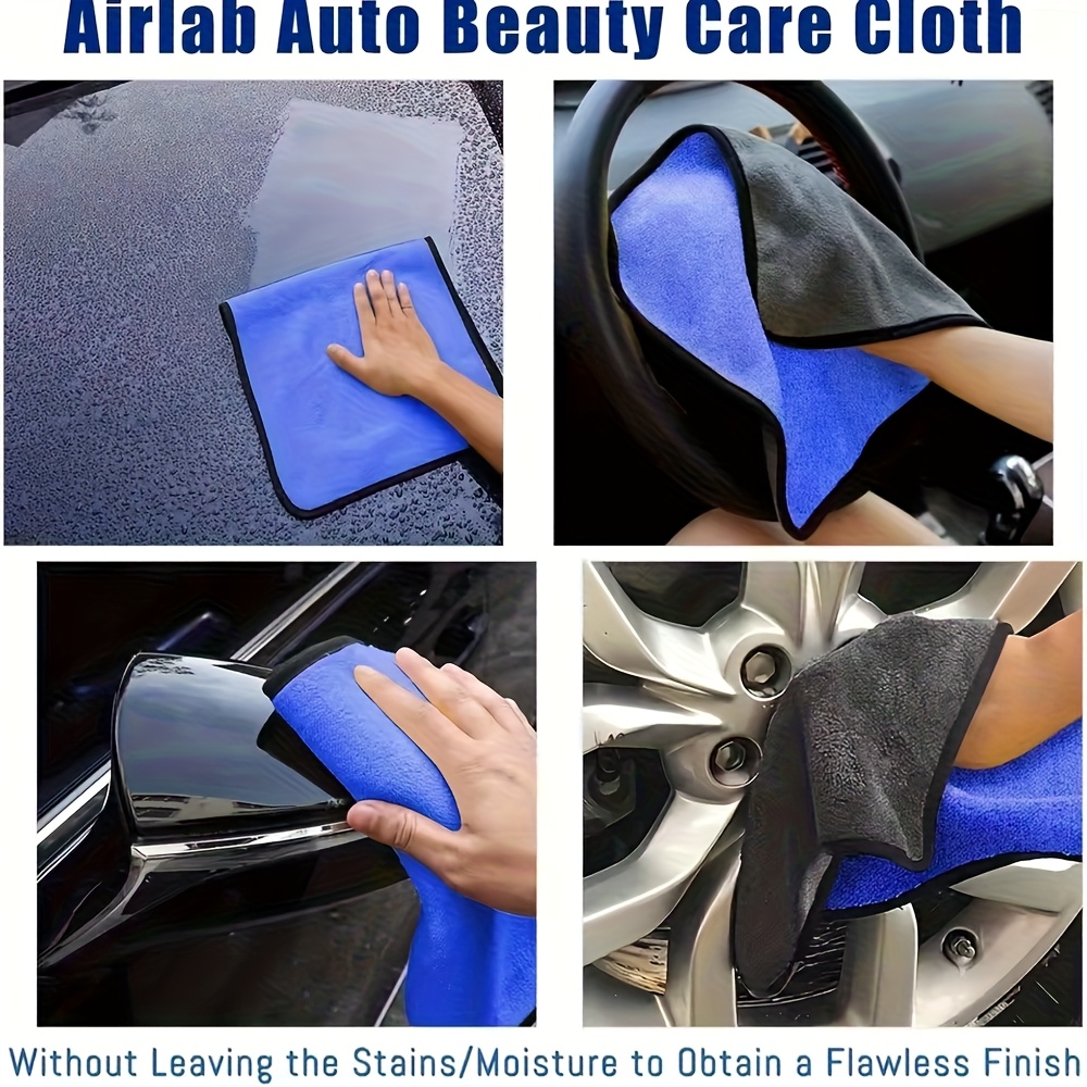1-10pcs Microfiber Car Cleanin - đánh giá và giá Microfiber Car Drying Towel Super Absorbent