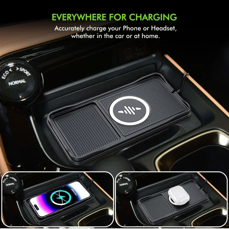 Car Wireless Charger Pad Base  - đánh giá và giá Wireless Car Charger Mount Fast Charging