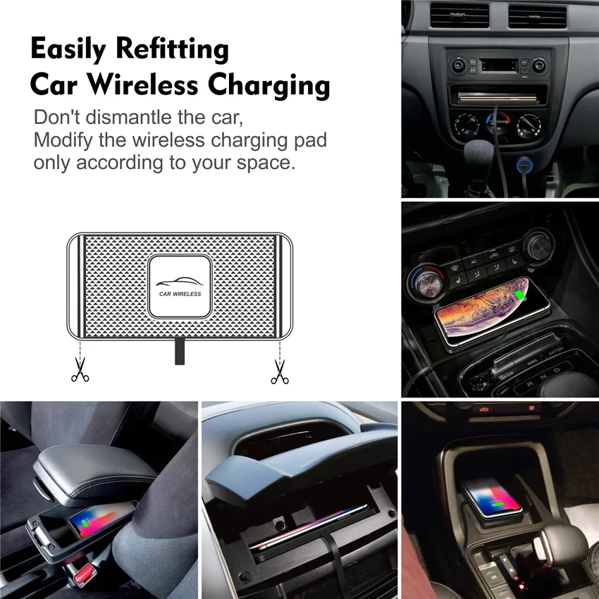 Silicone Pad Stand Wireless Ch - đánh giá và giá Wireless Car Charger Mount Fast Charging