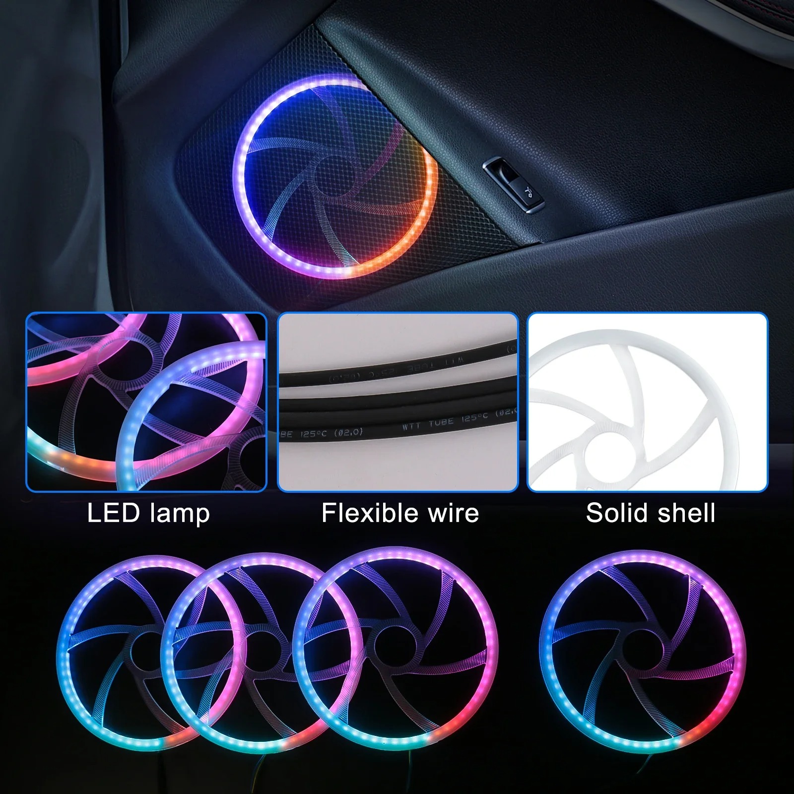 22 in 1 Premium Automotive LED - đánh giá và giá Led Ambient Interior Car Lights App Control