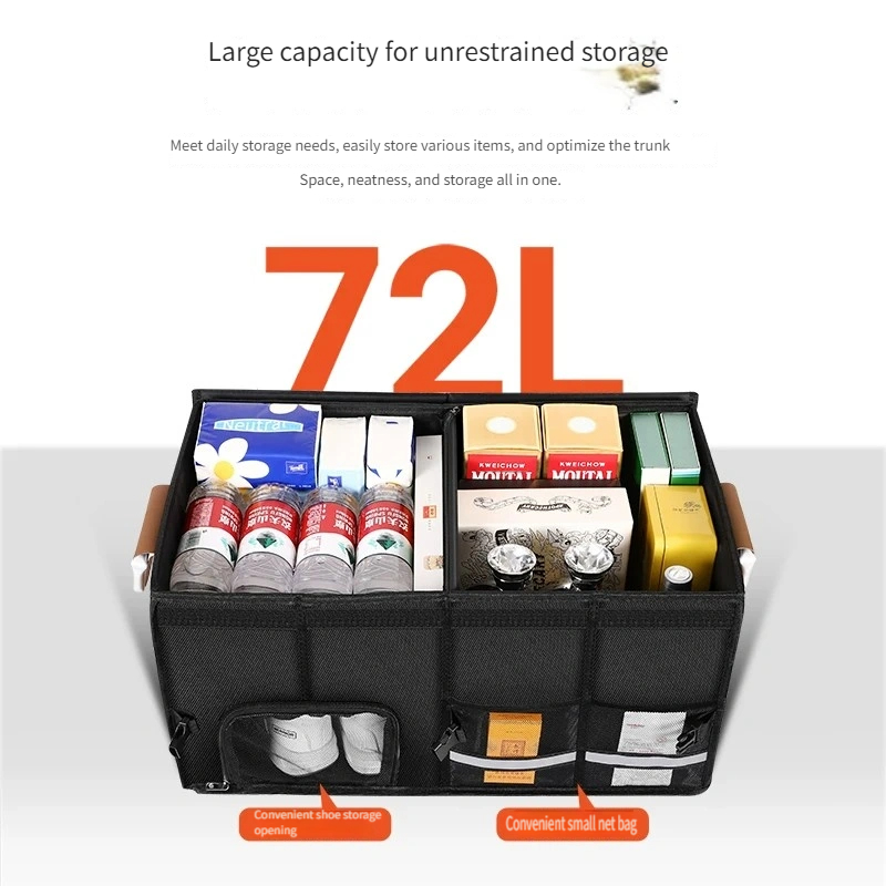 Waterproof Foldable 95L Oxford - đánh giá và giá Car Trunk Organizer Foldable Storage Box