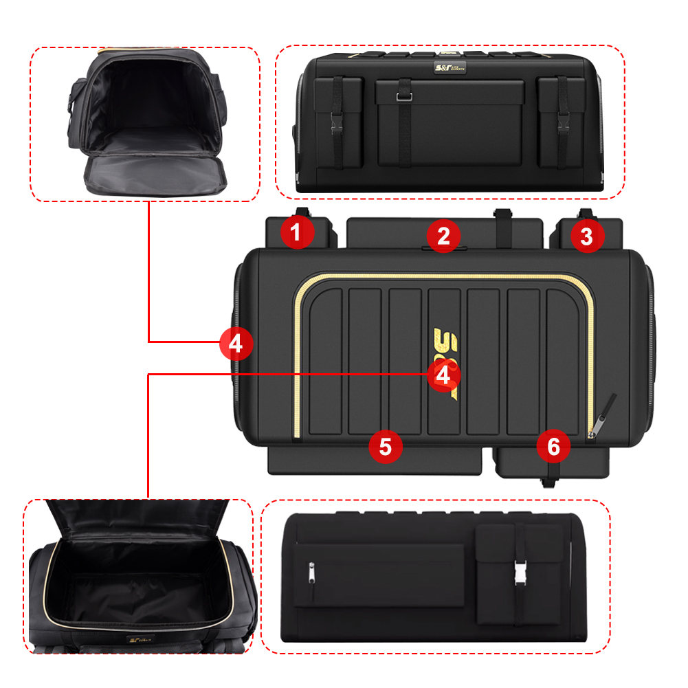 Universal Car Trunk Organizer  - đánh giá và giá Car Trunk Organizer Foldable Storage Box