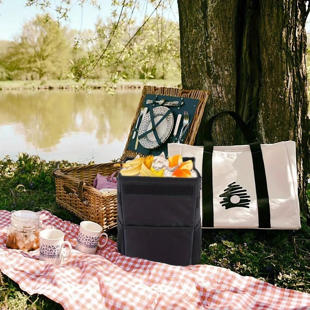 Collapsible Car Trash Can with - đánh giá và giá Waterproof Car Trash Can With Lid